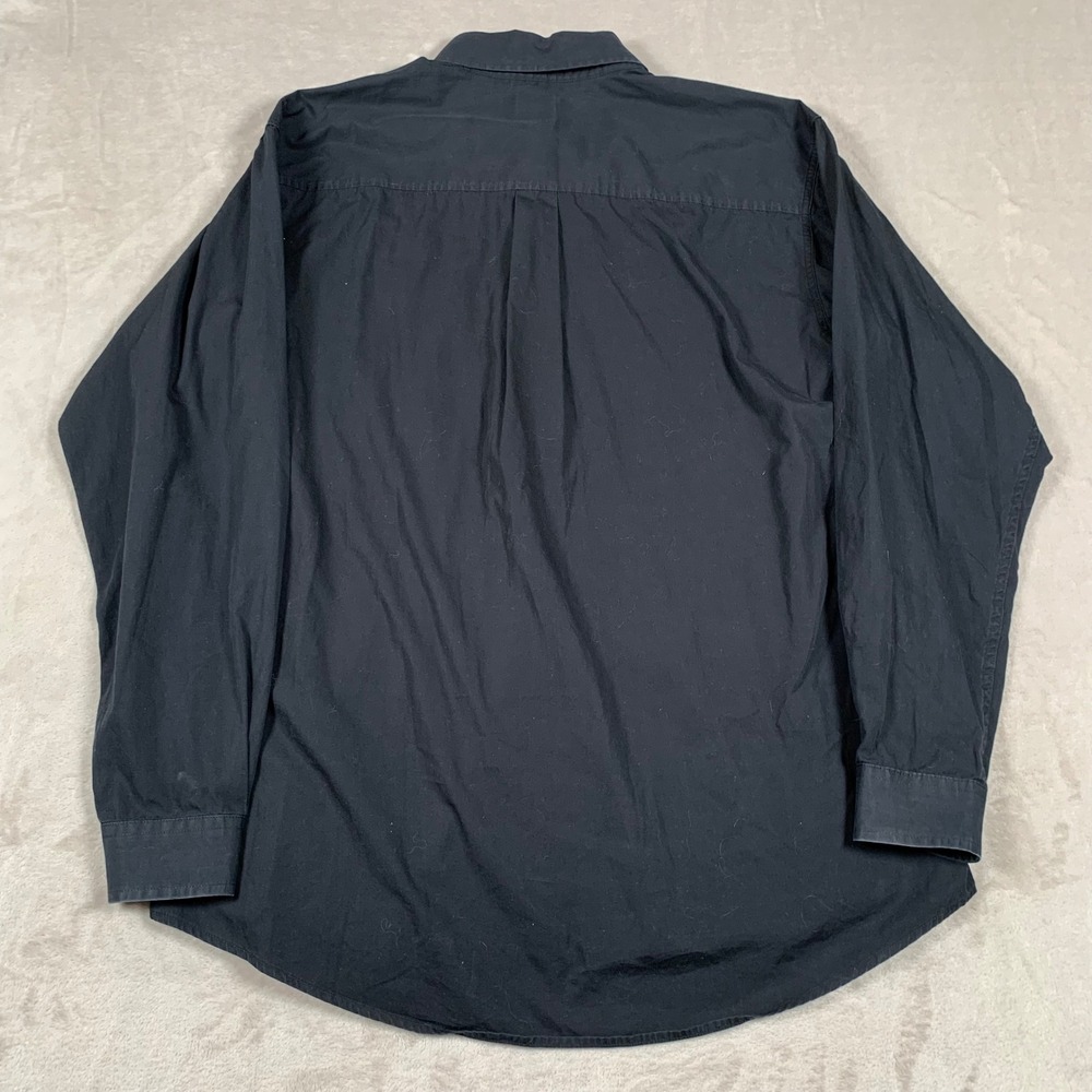Cinch Button Down Shirt Men Large Black Long Sleeve Western Cotton Pocket Casual - Picture 7 of 7